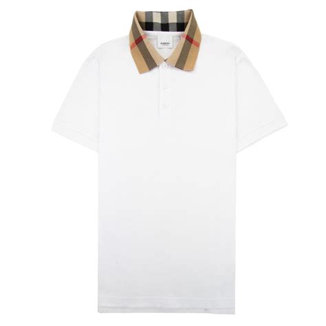 burberry polo with burberry on collar